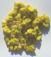 16-inch Strand of Dyed Opaque Yellow Glass Chips